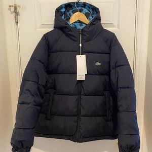 NEW Men's Lacoste x National Geographic Reversible Puffer Jacket 50/M MSRP $425